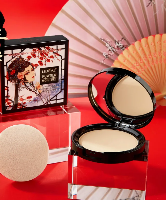 

High Quality Pressed Powder Makeup Brightening Long-lasting Waterproof Face Compact Powder Moisturizing Makeup Powder Cake