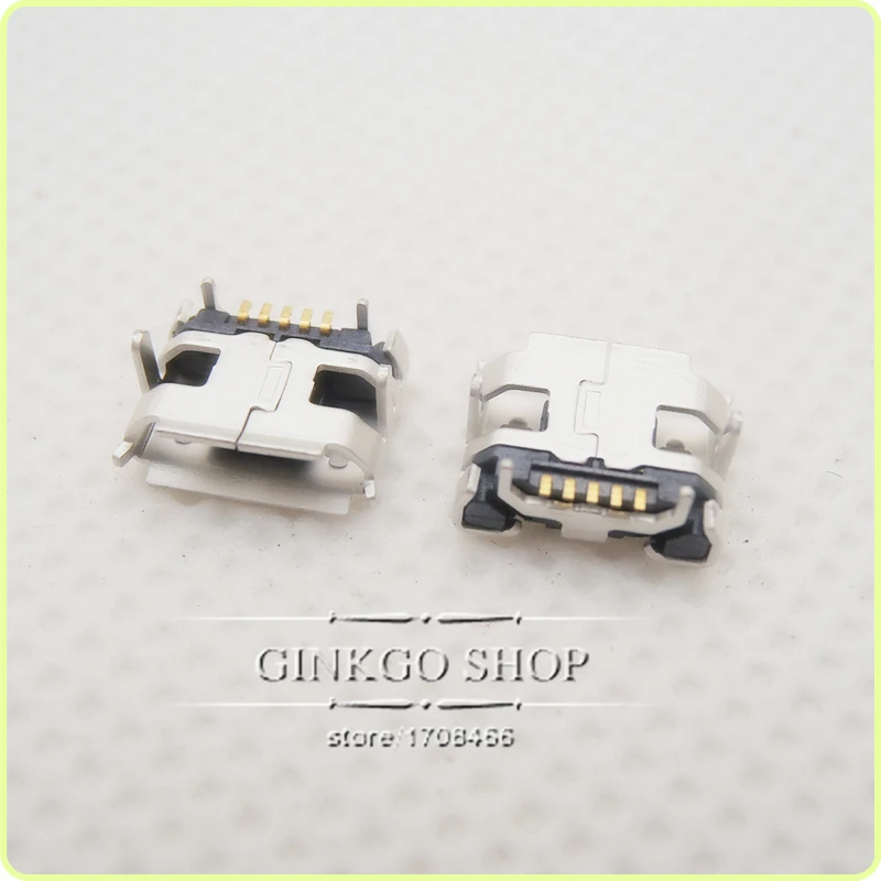 5 шт. Micro 5p Pin USB разъем 4 фута DIP маленький бык рожок четыре для ремонта мобильного