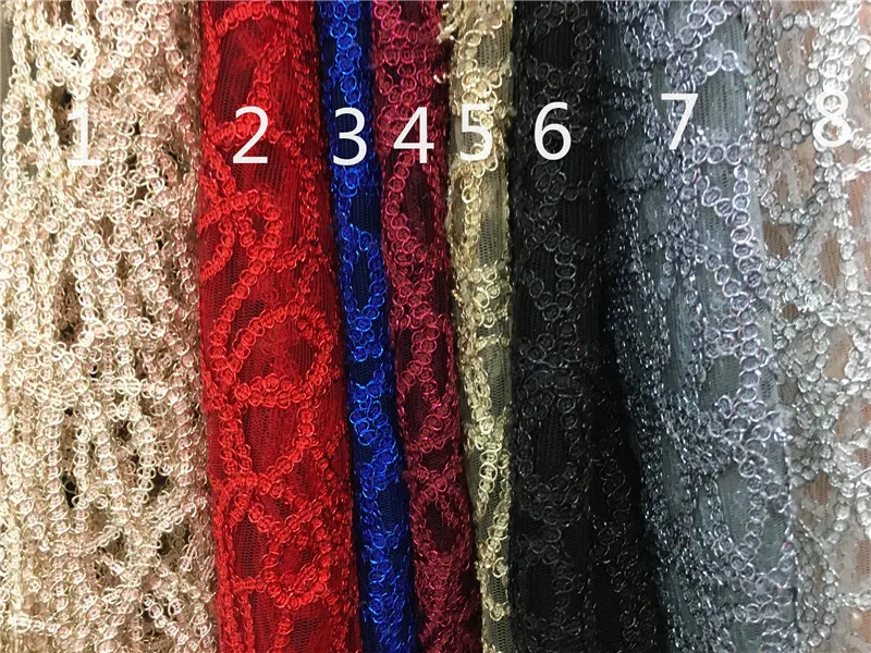 Африканская чистая кружевная ткань модная JRB-112311 расшитый французский фатин