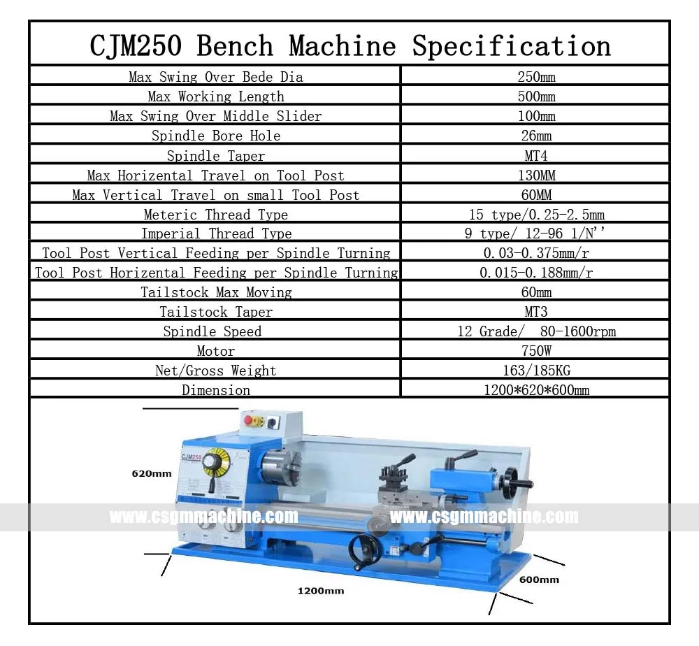 CJM250 токарный станок для металла/токарный станок для обработки нержавеющей стали/750 Вт токарный станок