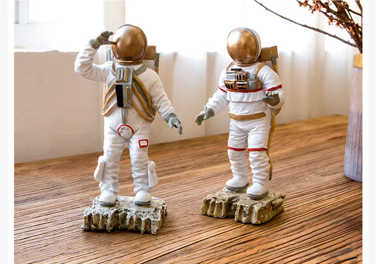 Смола скандинавских астронавтов, фигурки космонавтов, миниатюры, мягкие украшения, аксессуары для украшения дома