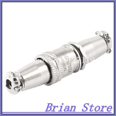 

AC 125V 3Amp 2 Terminal Cable Connector Quick Aviation Plug Joint Adopter