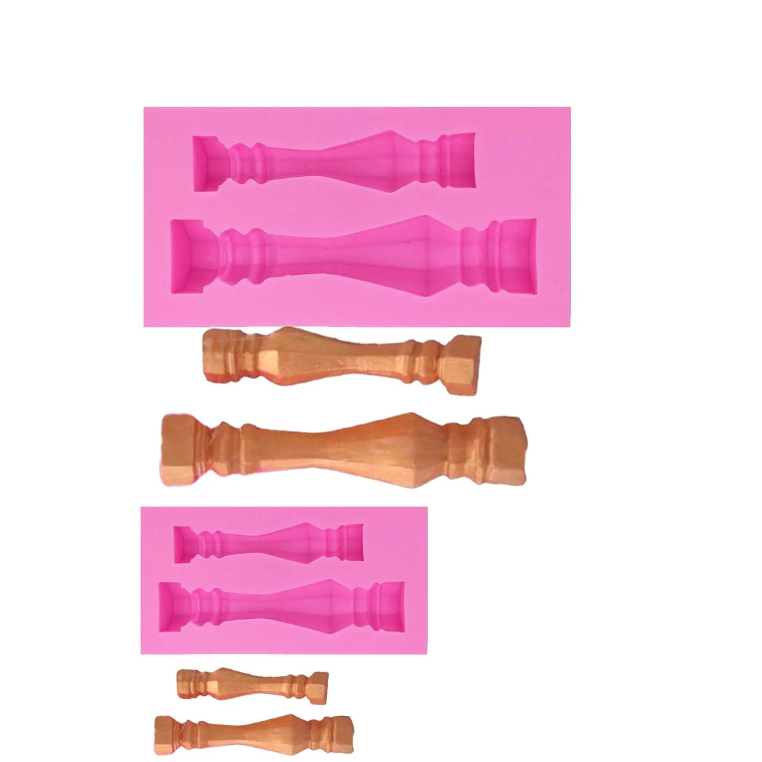 

Marble Pillar Silicone Cake Mold 3D Silicone Mold column Fondant Cake Chocolate Soap Mould Cake Decorating Baking Tool T1212