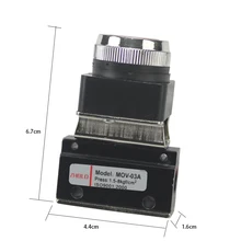 25 мм 30 мм 1/" 3 порта 2 поз поддерживается ручной клапан пневматический MOV-03A клапан обычно закрыт