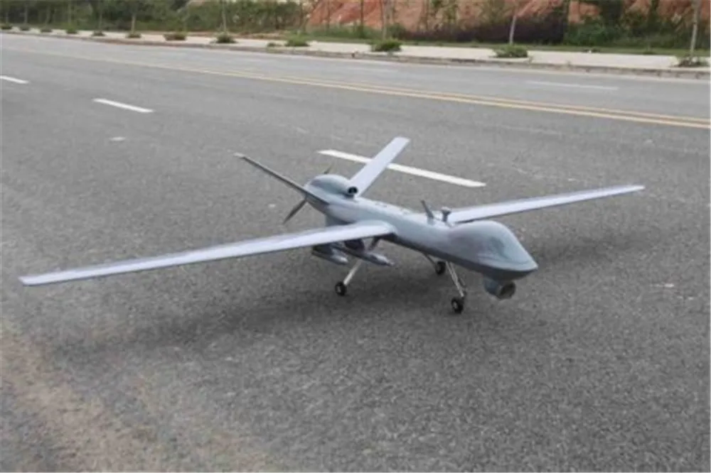 US $1.204.60 New Arrival Fpv Drone Mq9 Uav Scale Predator Of FiberglassBalsa Construction FpvUav Composite Platform Kit