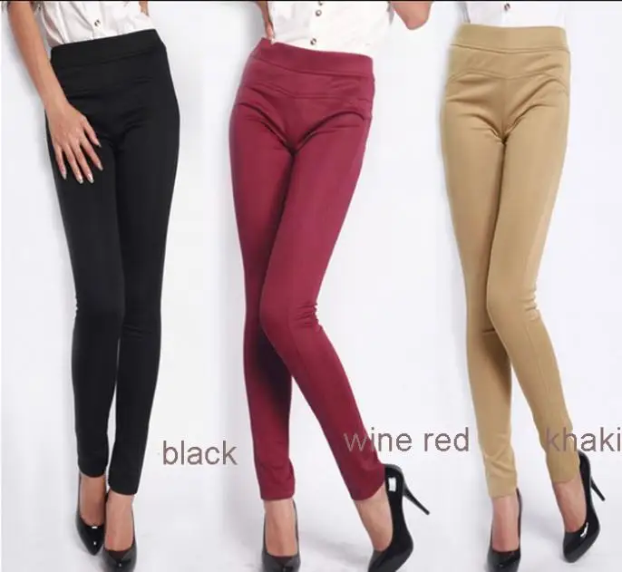 2016 new Fashion OL Slimming Plus size Women Pants Long Length Trousers