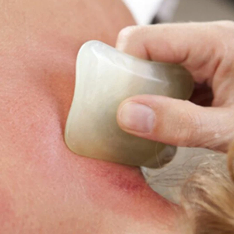 Массажер для рук Guasha Gua Sha Board натуральный Нефритовый камень расческа релакса