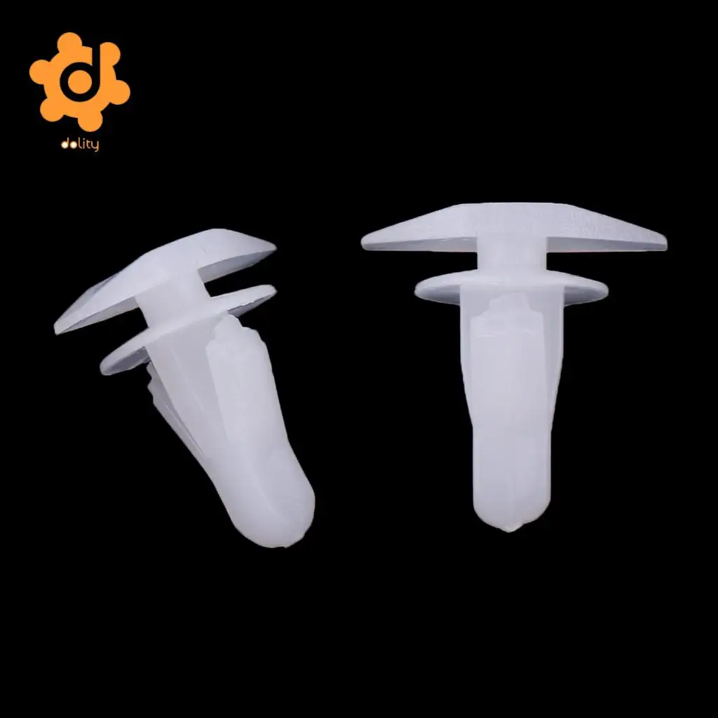 dolity 100 Pieces Car Door Sealing Strip Trim Panel Rivet Fastener 7.8mm Hole