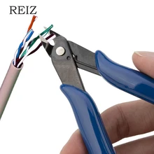 REIZ плоскогубцы электрические кусачки для кабеля режущие боковые ножницы плоскогубцы кусачки противоскользящие резиновые мини диагональные плоскогубцы ручной инструмент