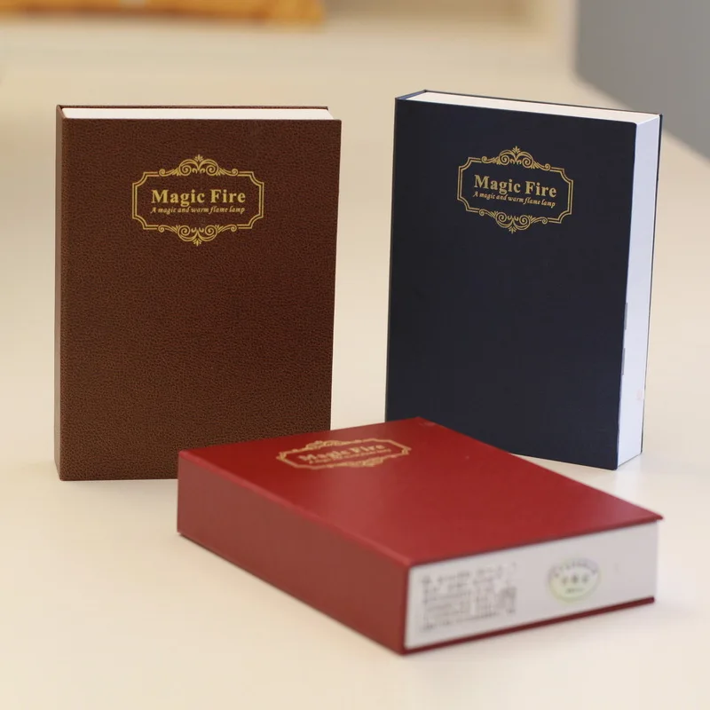 Горячая USB перезаряжаемая Светодиодная лампа для книг динамическое пламя