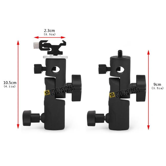 Selens поворотный держатель для зонтика внешней вспышки «Горячий башмак Адаптер для крепления на заказ для студийной фотосъемки светильник Тип стендовый кронштейн типа B для светильник стенд Speedlite