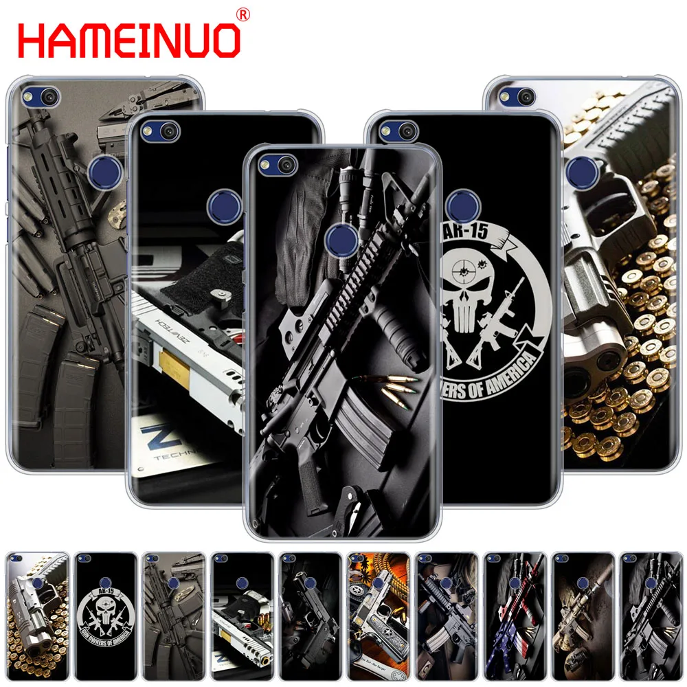 Nice Weapons Rifle Guns Sniper Pistol Bullet Cover Phone Case For