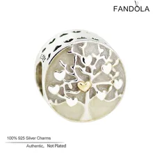 Стерлинговое Серебро 925 шарм дерево сердец 585 серебро эмаль бусинки в форме звёздочек для создания браслета своими руками ювелирные изделия аксессуары kralen