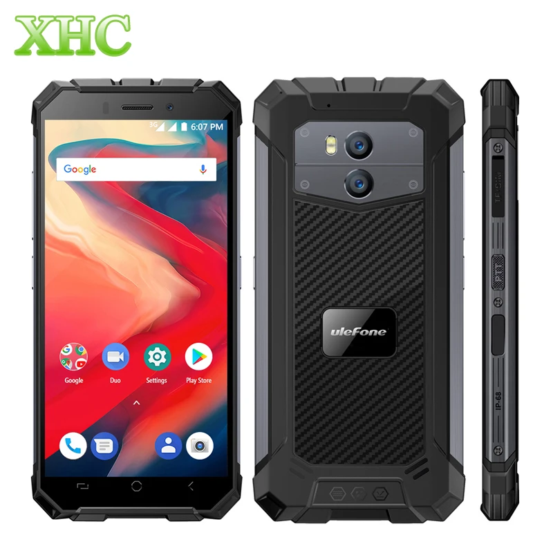 Ulefone Armor X2 5 дюймов Android 8 1 мобильный телефон MT6580 четырехъядерный сканер отпечатков