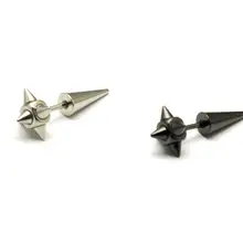 Маленький титановый серьги-гвоздики для мальчиков, панк, мужские серьги из нержавеющей стали, серьги-гвоздики 2203