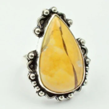 

Mookaite Jaspers Ring Silver Overlay over Copper, USA Size 8 , R3202
