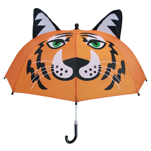 2 7age high quality kids students boy girl umbrella cartoon tiger
