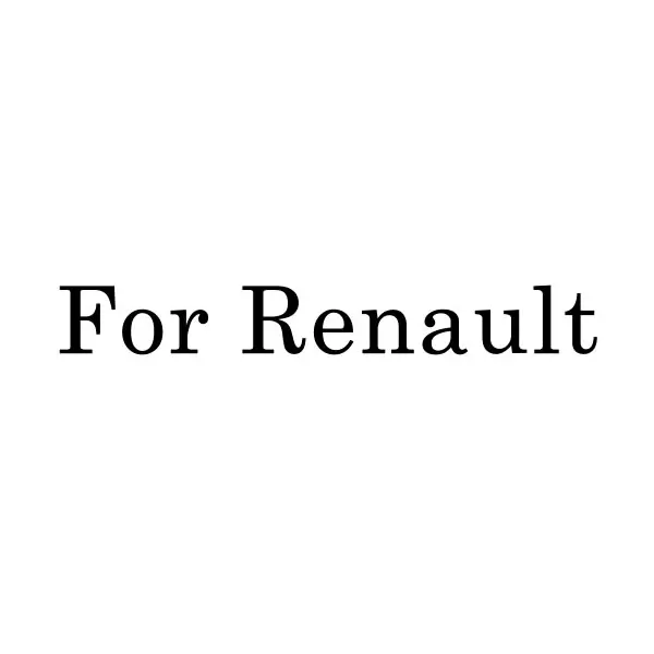 Car Logo Keyrings Auto Metal Key chain Key Ring For RENAULT FIAT JEEP MG SEAT - Название цвета: 1pcs