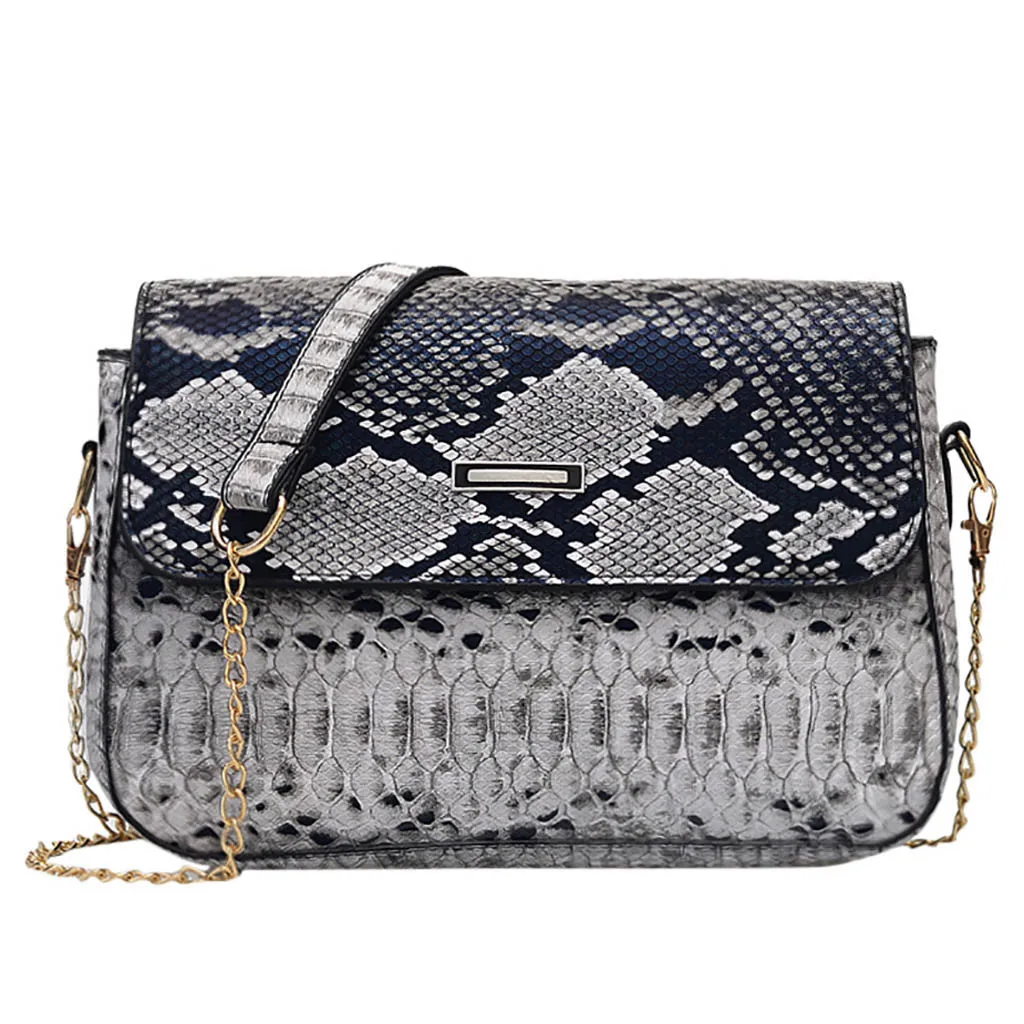 

Women's Panelled Pattern Type Fashion Snakeskin Pattern Shoulder Bag Satchels Versatile Casual Shoulder Bag Messenger Bag Apr 20