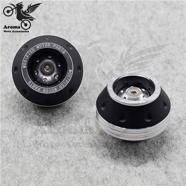 colorful scooter parts dirt pit bike accessories motocross wheel anticaida motorbike Crash Pad motorcycle frame sliders moto Silver