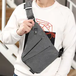 2019 новые мужские компактные Сумки на одно плечо водонепроницаемые сумки через плечо мужские сумки-мессенджеры нагрудная сумка крутая