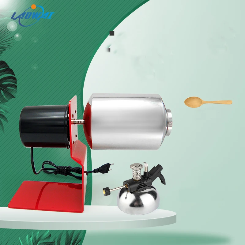

Barista Stainless Steel Coffee Roaster Manual Coffee Beans Baking Machine Roller Kitchen Accessories Appliances Coffee Tools