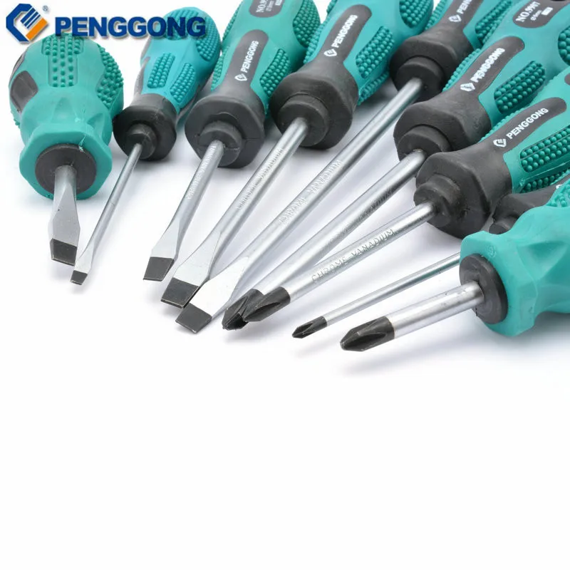 Набор отверток PENGGONG, набор магнитных отверток, набор многофункциональных крестовых отверток, инструменты для ремонта отверток 9 шт
