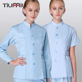 

Doctor Clothing Women Long Short Sleeve Medical Uniform Hospital Dental Clinic High Quality Nurse Uniform Jacket+Pants Scrub Set