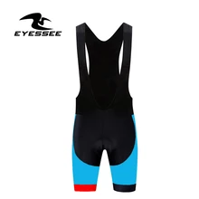 3 цвета велосипедный короткий нагрудник EYESSEE мужская верхняя одежда велосипедный велосипед Велоспорт 9D мягкий для верховой езды нагрудник шорты Велоспорт нагрудник шорты
