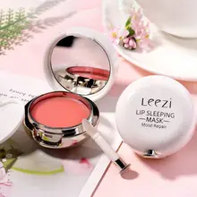 12 г спальный маска для губ бальзам кремовое, розовое эфирное масло ремонт увлажняющий выцветающие линии губ красота Косметика