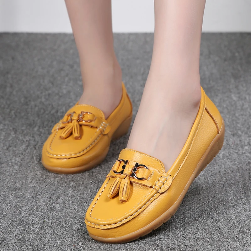 

2019 ballet flats women spring summer ballerines flats shoes women flats shoes women fringe shoes woman cut out loafers slip on