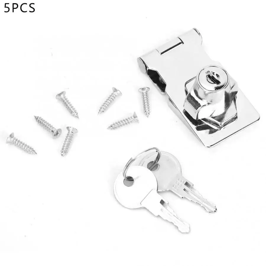 

Locks 5pcs Copper Lock Cylinder 2.5in Stainless Steel Cupboard Drawer Lock with Key Smart Door Lock