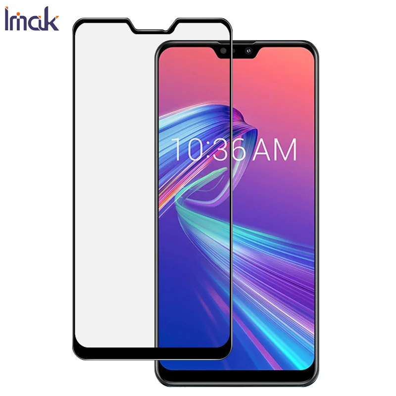 Imak полное покрытие 9H закаленное стекло Pro + Серия Zenfone Max M2 ZB631KL экранная пленка для