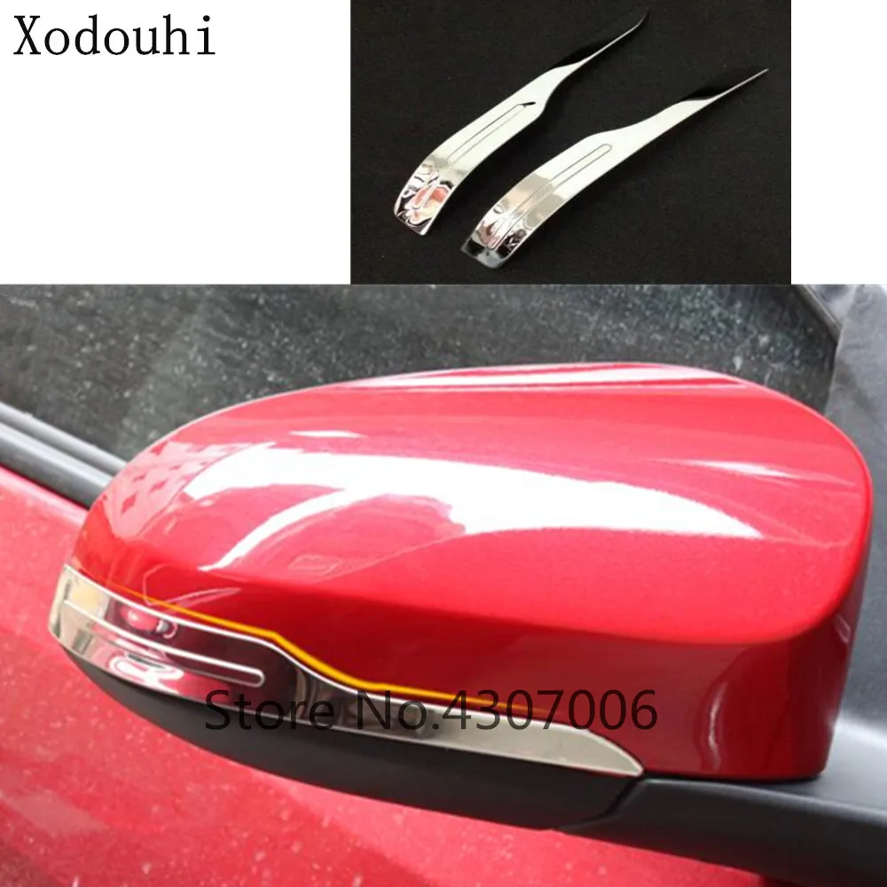 

Car body back rear view Rearview Side Mirror Cover trim frame lamp hood 2pcs For Toyota Vios/Yaris sedan 2014 2015 2016