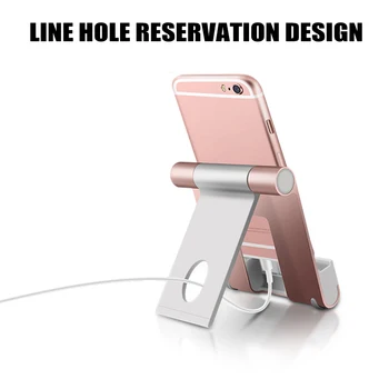 

Adjustable Phone Bracket Desktop Aluminum Alloy Stand Holder for Smartphones GDeals