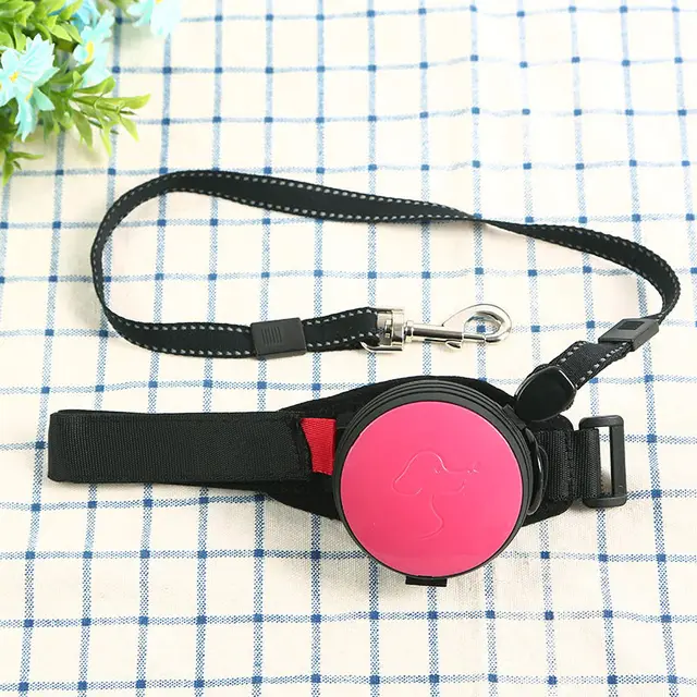 Handsfree Wrist Retractable Dog Leash Pet Traction Rope Adjustable 3M