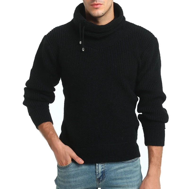 Spring new men's sweaters 100 wool long sleeve men's sweaters high