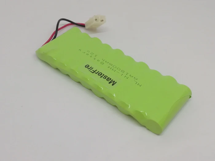 

2PCS/LOT Brand New 12V 1800MAH AA Ni-MH Rechargable Battery Batteries Pack Free Shipping