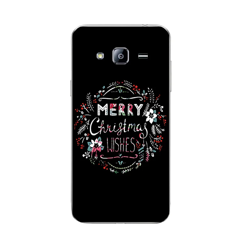 Чехол для телефона Note8 Samsung Galaxy J3 2016/2017 J3109 чехол J2 Prime мягкий ТПУ с рождественским