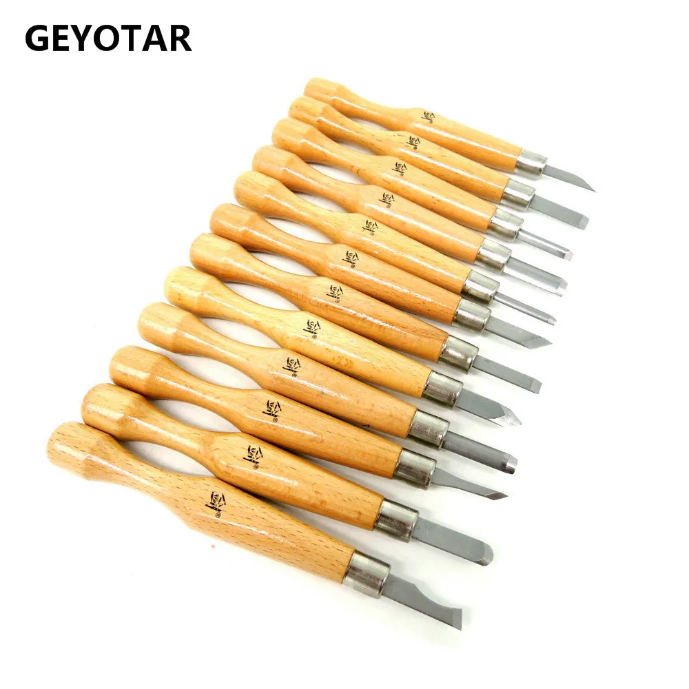 12pcs/set Diy Sculpting Nicking Hobby Knife Cutter Chisel Arts Carving