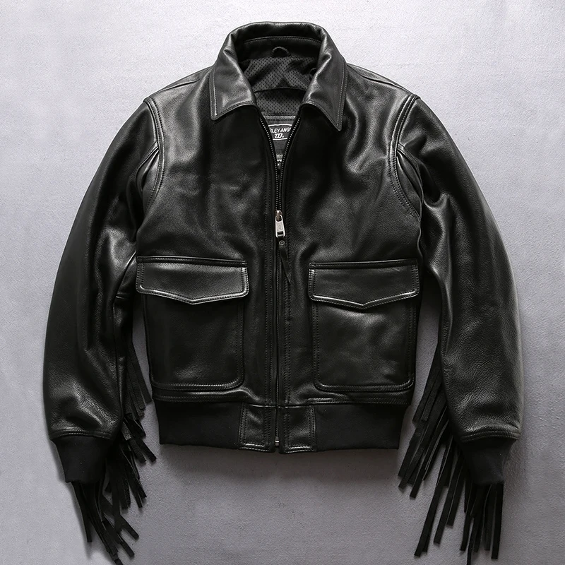 HARLEY ANGEL Professional Motorcycle Biker Jacket Genuine Leather