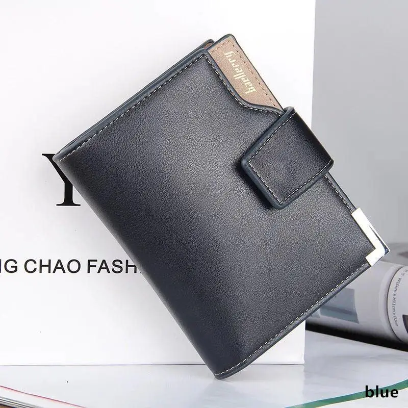 

Fashion brand wallet men leather men wallets purse short male clutch leather wallet mens money bag quality guarantee