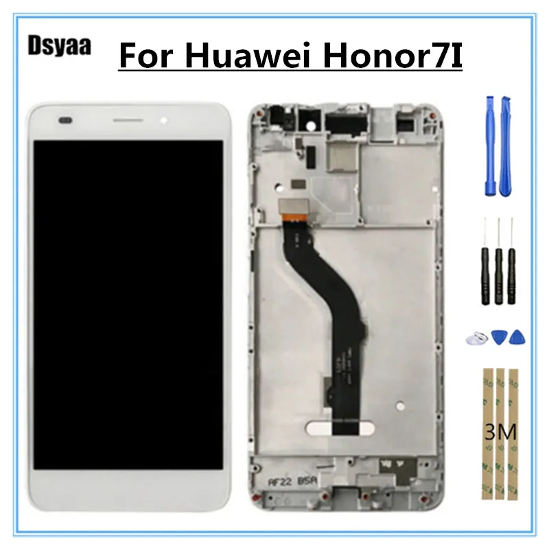 

100% Test 5.2 Inch for Huawei for Honor 7i LCD Display with Touch Screen Digitizer Replacement for Honor7i Lcd with Frame