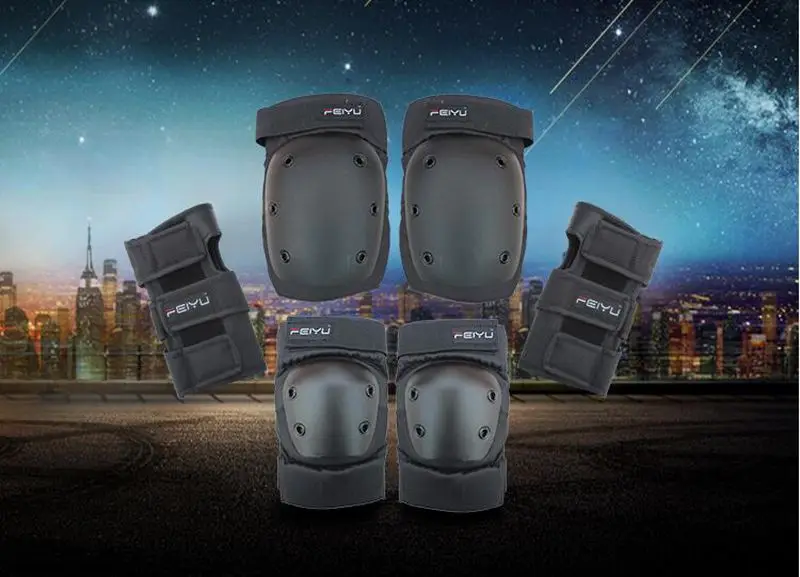 High quality!6pcs/set Adults Skating Protective Gear Elbow Knee pads