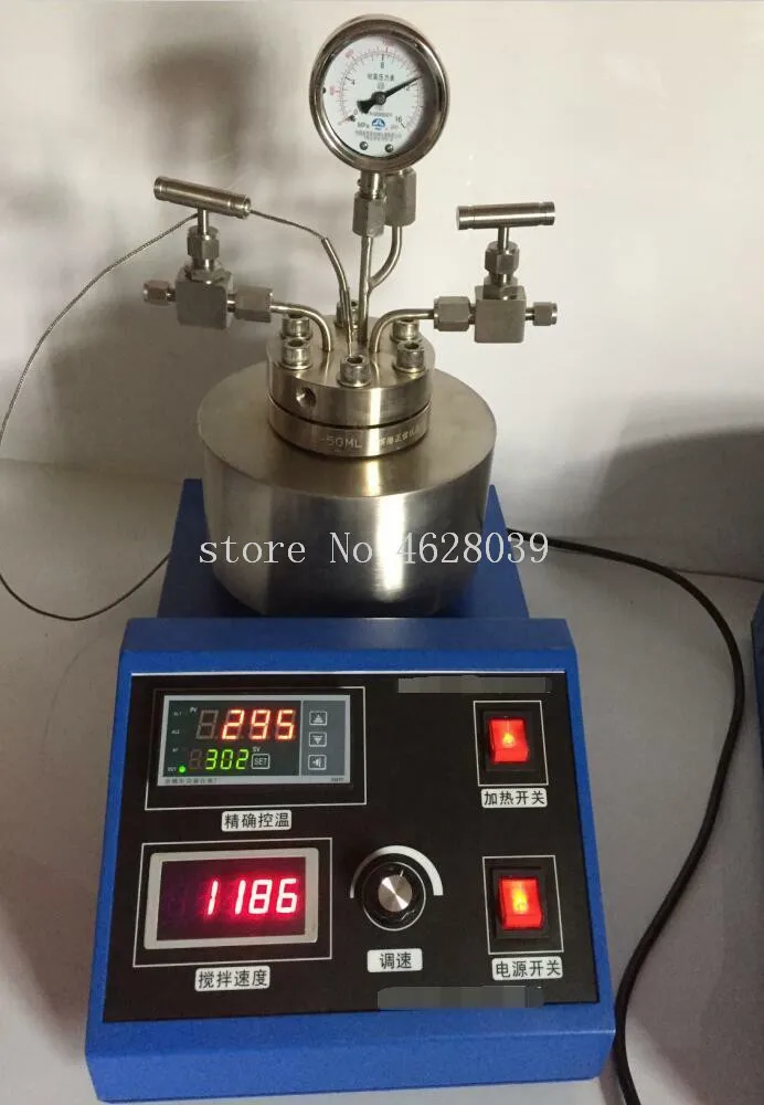 

High pressure temperature Autoclave Reactor 50ml magnetic stirrer customizable Top Quality