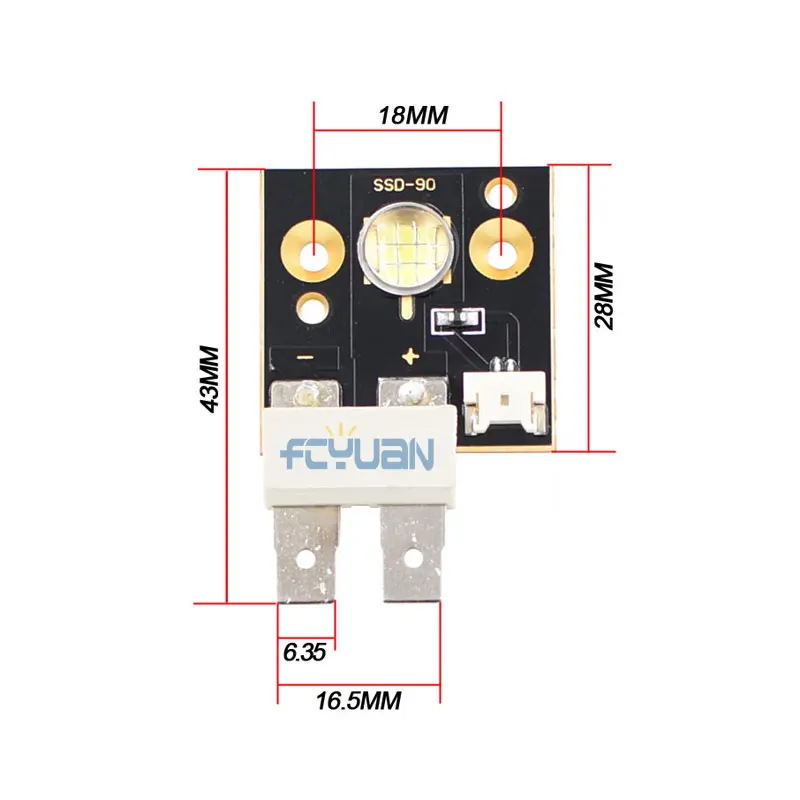 الصمام تتحرك رئيس ضوء DIY DLP العارض Led وحدات مصدر سائق SSD 90 CST-90 30 واط 60 واط 75 واط 90 واط 100 واط 120 واط مصباح