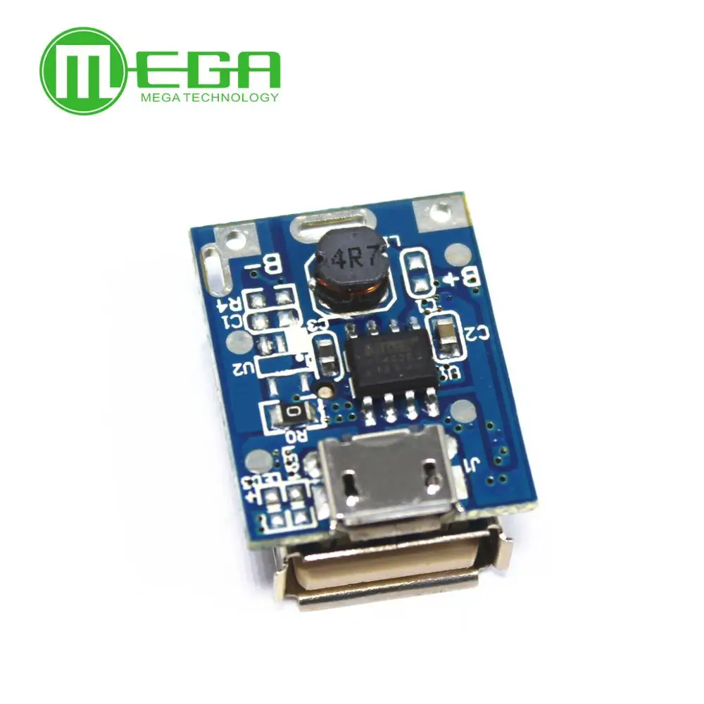 10 шт. 5 в 1 а Повышающий Модуль питания Li-Po литий-ионный аккумулятор защита зарядки плата усилитель конвертер Micro USB DIY зарядное устройство