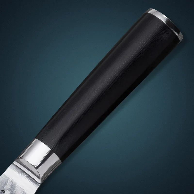 Huiwill роскошный японский VG10 Дамасская сталь " кухонный нож шеф-повара японский нож для нарезки мяса нож для овощей
