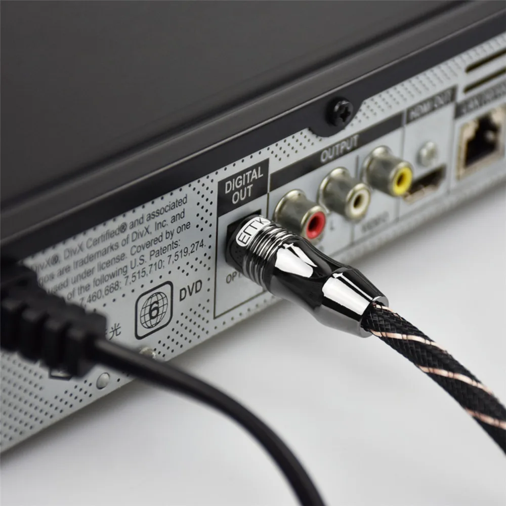 EMK S/PDIF шнур 3ft 6ft 10ft 20фт Цифровой оптический Волоконно аудио кабель Toslink|audio cable|optical