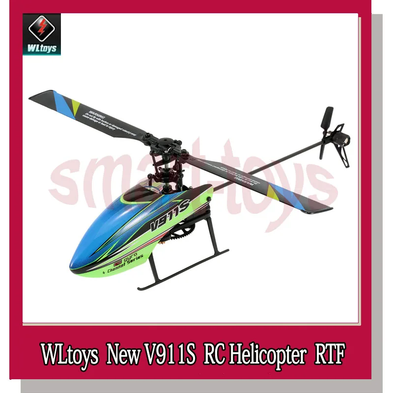 WLtoys V911S 2 4G 4CH 6 Aixs Gyro беспилотный RC вертолет RTF 2018 Новый горячий дистанционного